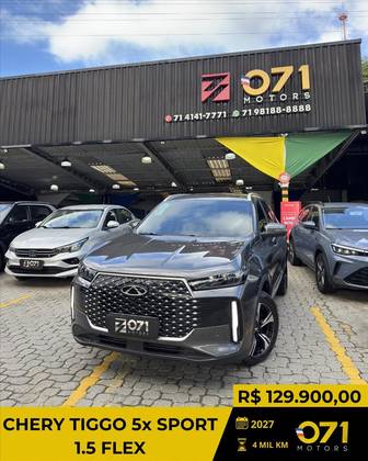 CAOA CHERY TIGGO 5x 1.5 VVT TURBO iFLEX SPORT CVT CAOA CHERY TIGGO 5x 1.5 VVT TURBO iFLEX SPORT CVT